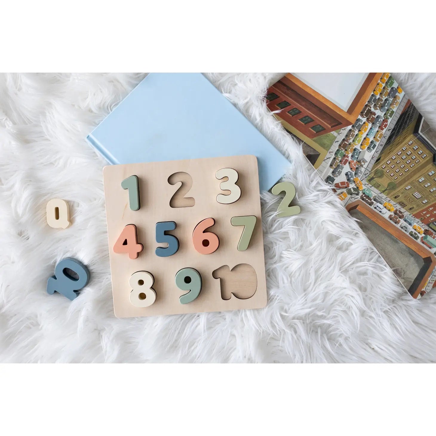 Wooden Numbers Puzzle