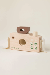 Wooden Camera With Bag