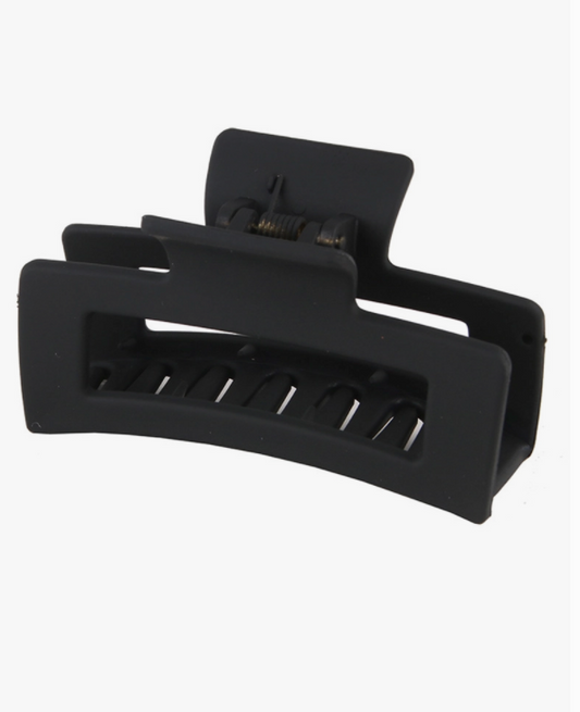 Square Claw Clip - Black