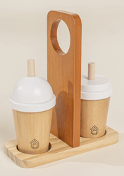 Wooden Coffee Maker Set