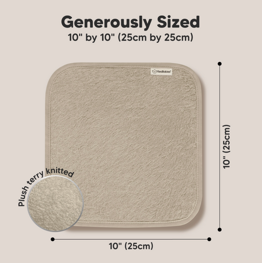 Baby Washcloths (6 pk) - Earth