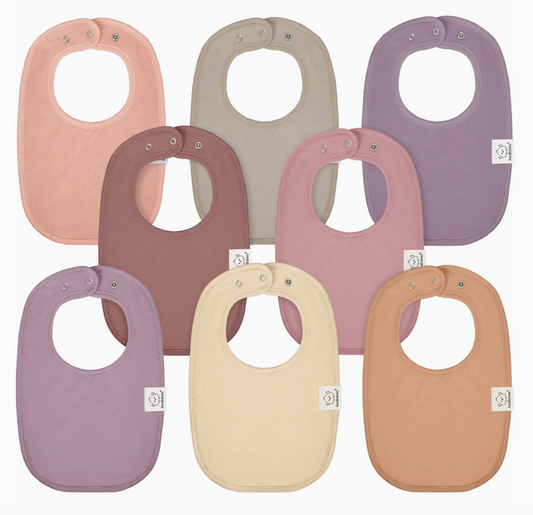 Urban Bibs (8 pk) - Mauve