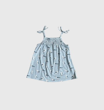 Bamboo Dress - Seagull