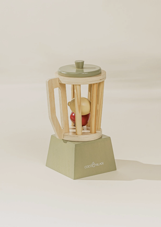 Wooden Blender - Green