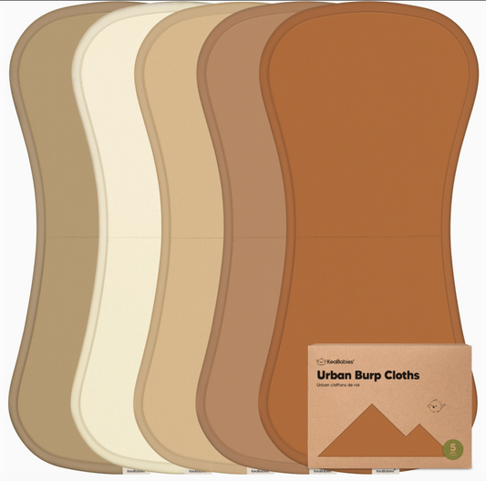 Urban Burp Cloths (5 pk) - Terracotta