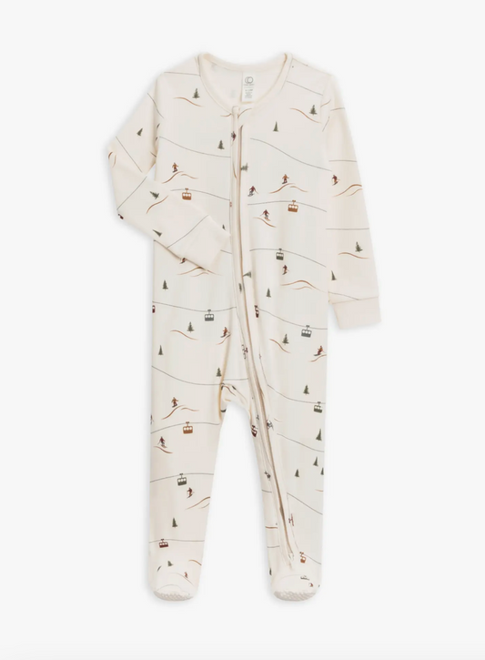 Footie Pajamas - Chair Lift
