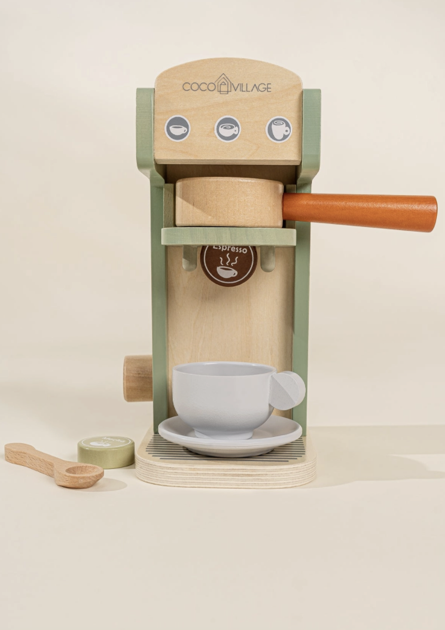 Wooden Coffee Maker Set