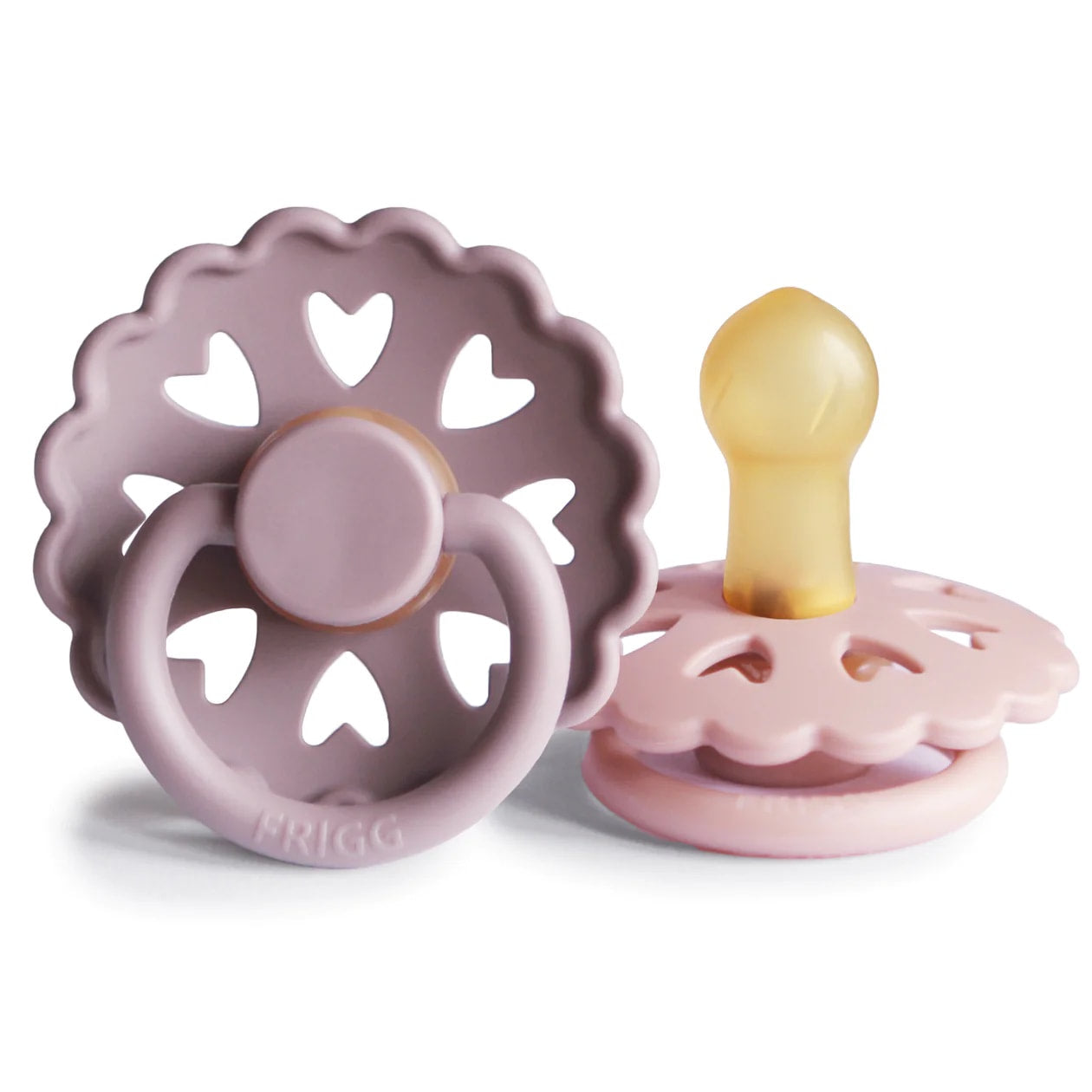 Frigg Andersen Rubber Pacifier - Twilight Mauve/Primrose (6-18m)