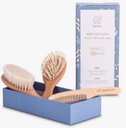 Wooden Baby Hairbrush Set