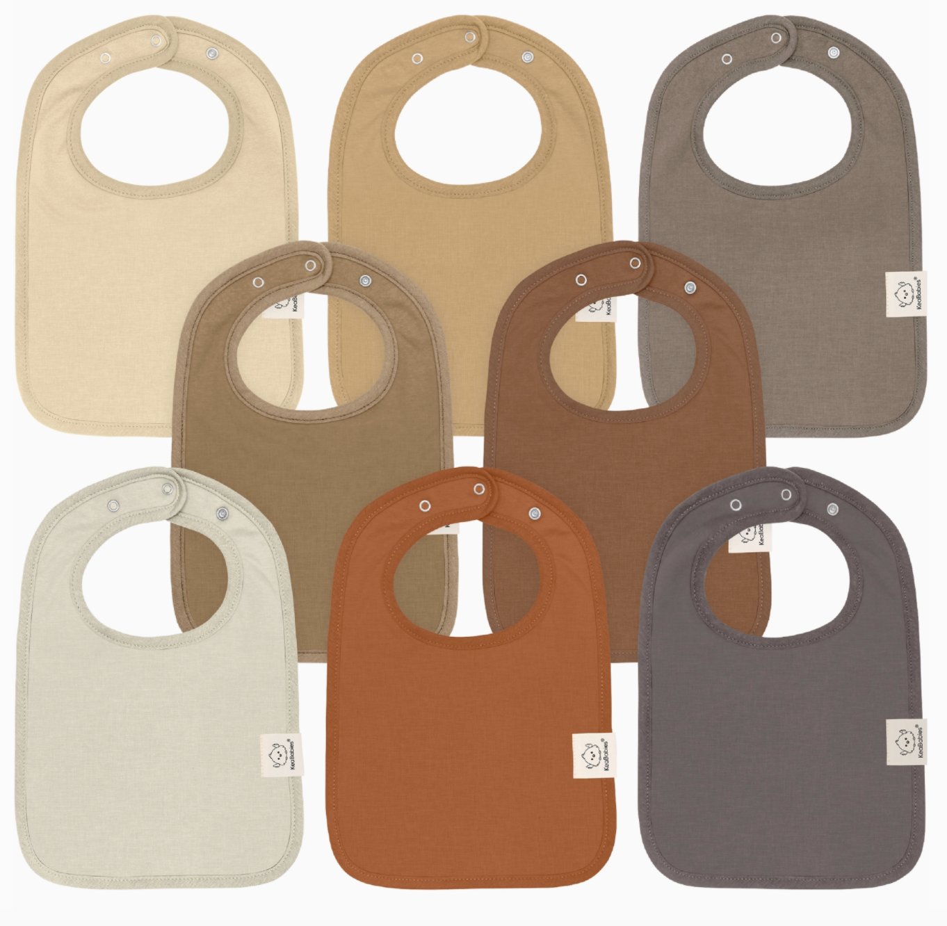 Coast Bibs (8 pk) - Terracotta