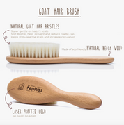 Wooden Baby Hairbrush Set