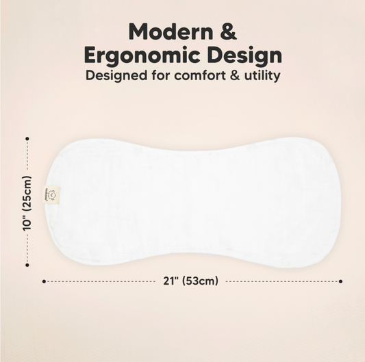 Softe Burp Cloths (5 pk) - White