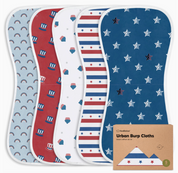 Urban Burp Cloths (5 pk) - USA