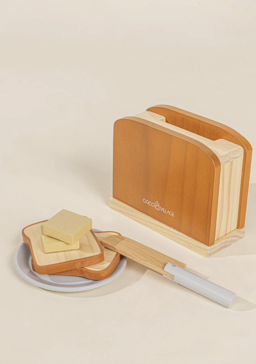 Wooden Toaster Playset