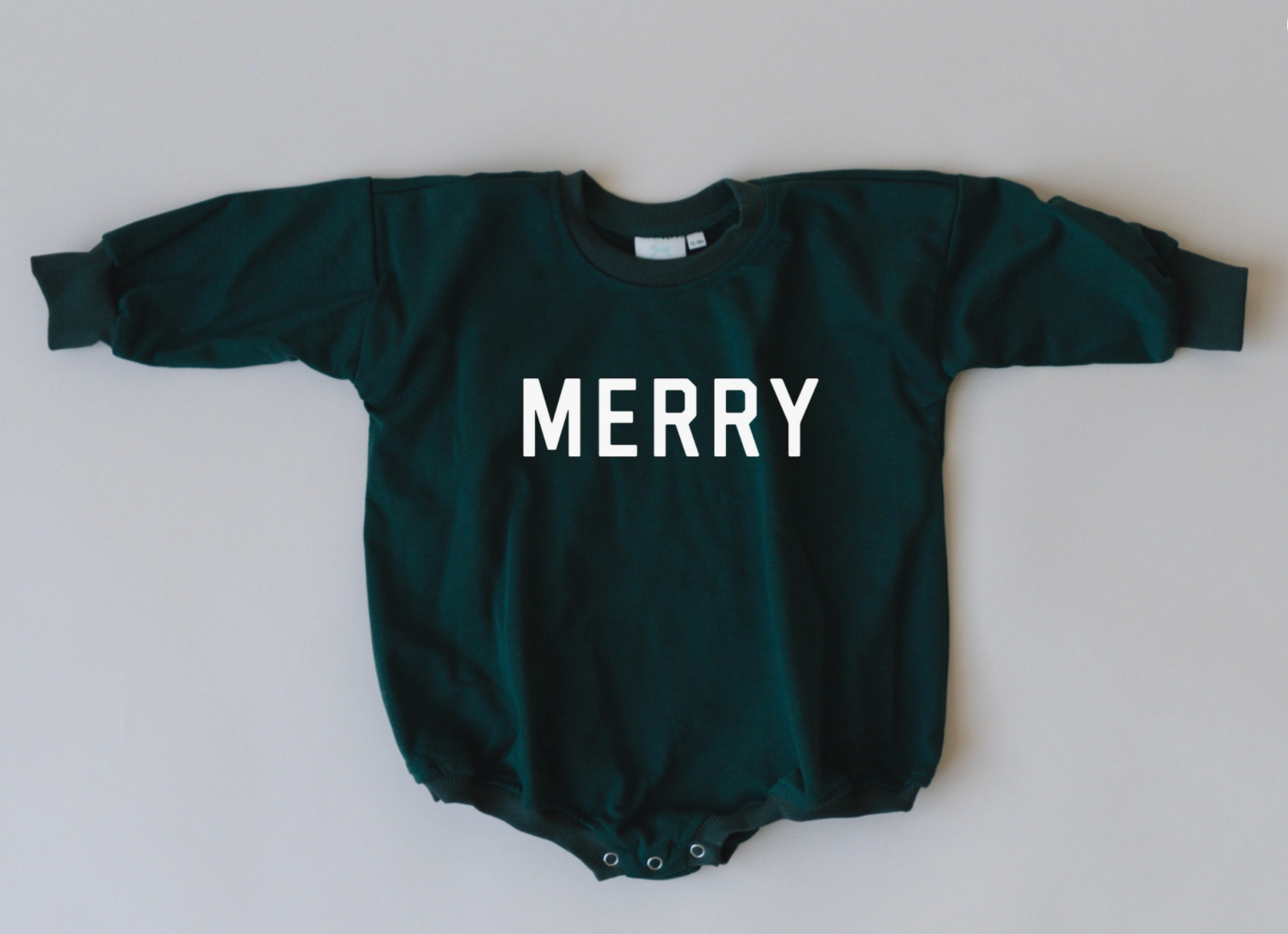 Merry Sweatshirt Romper