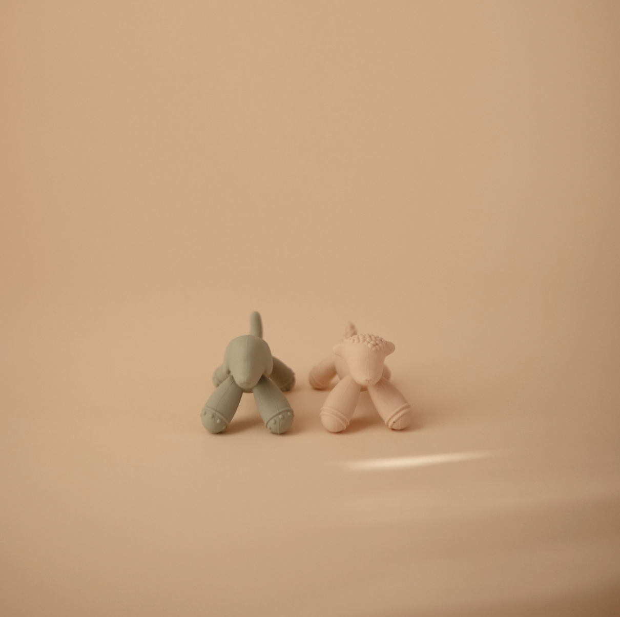 Lamb Figurine Teether - Shifting Sand