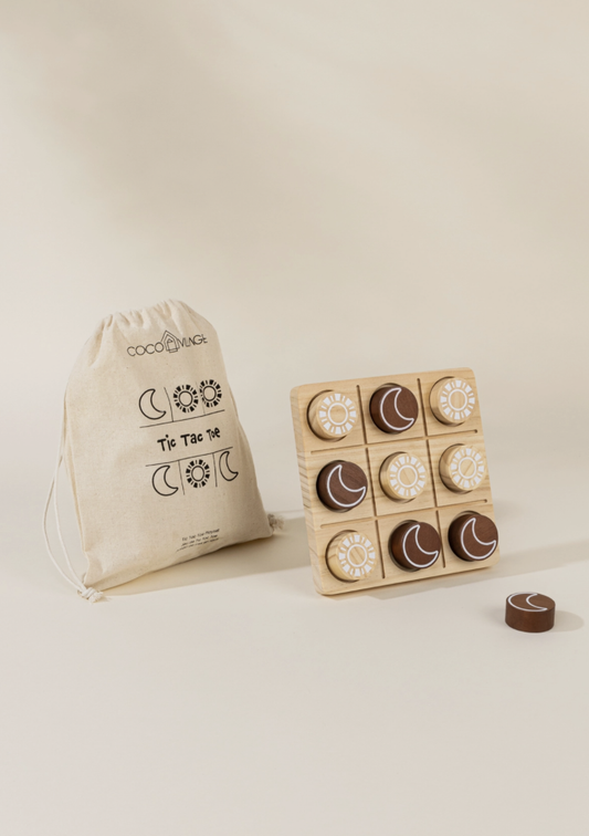 Wooden Tic Tac Toe Set