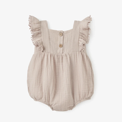 Muslin Romper - Taupe