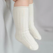 Ribbed Socks - Cream