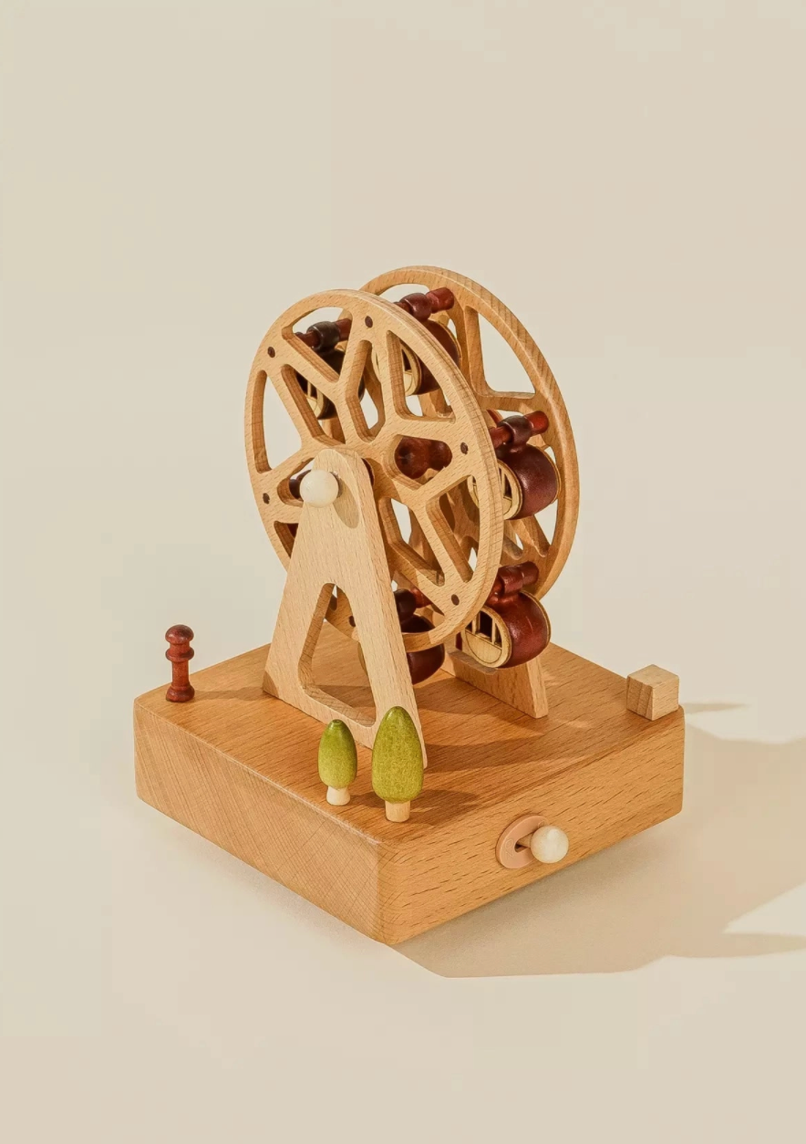 Wooden Music Box Ferris Wheel