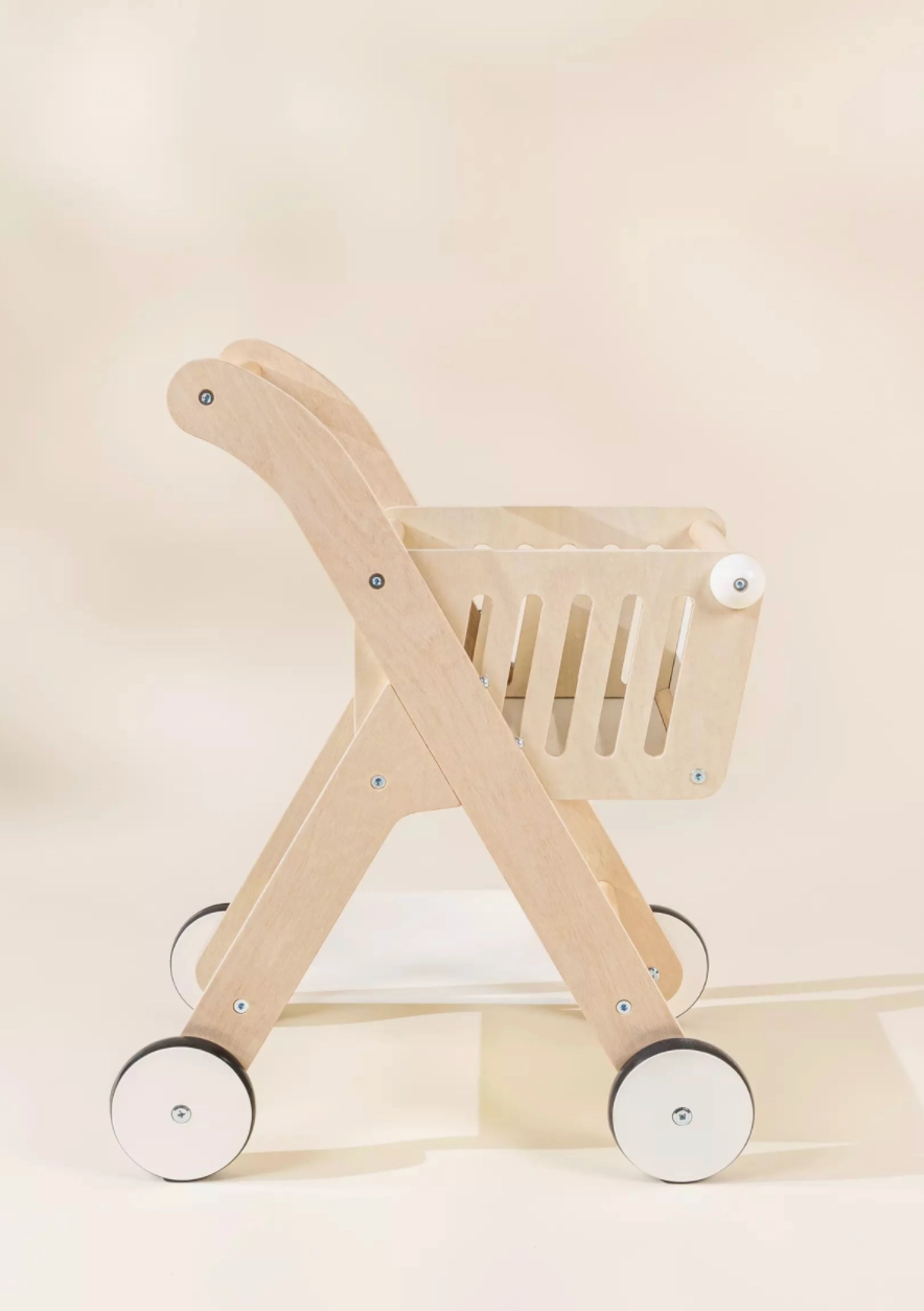 Wooden Shopping Cart