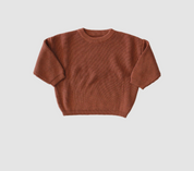 Chunky Knit Sweater - Rust