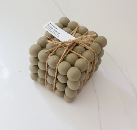 Concrete Coaster (Set of 4) - Green