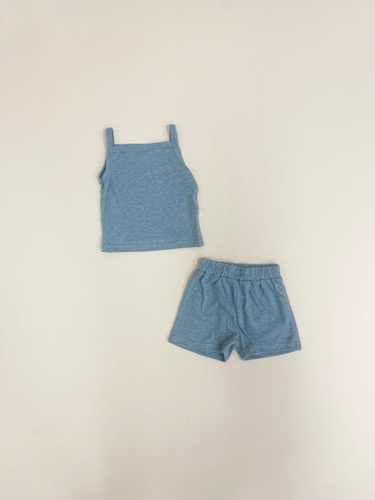 Butter Tank Set - Blue